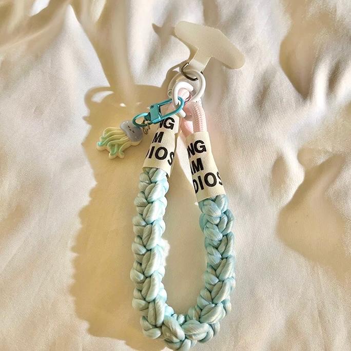 Correa Trenzado/Adaptador para Celular Pulpo