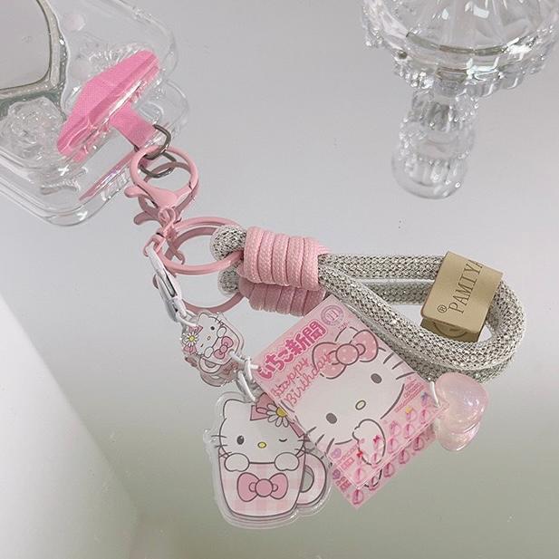 Correa con Adaptador para Celular Hello Kitty 1