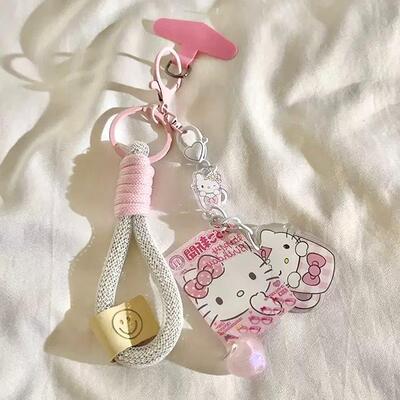 Correa con Adaptador para Celular Hello Kitty 2