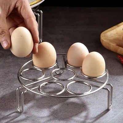 Rejilla Vaporera Huevera de Acero Inox. 17.5*5.2 Cm