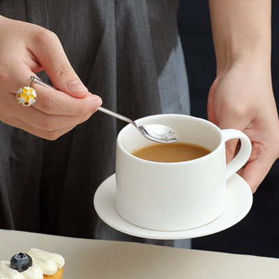 Set Cucharita y Tenedor Oriental Flower x2 Unidades