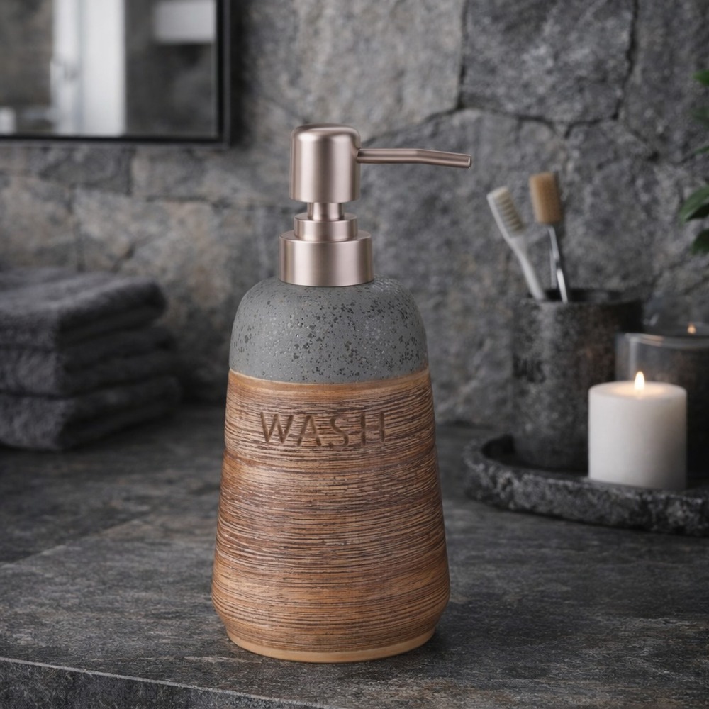 Dispenser de Jabón Líquido Línea Grey Stone