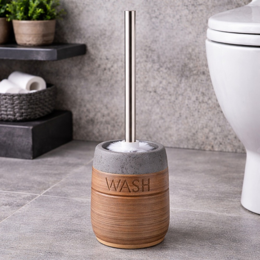 Cepillo Limpia Inodoro Línea Gray Stone