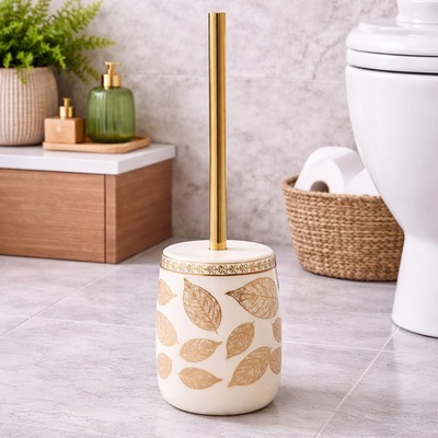 Cepillo Limpia Inodoro Línea Leaves