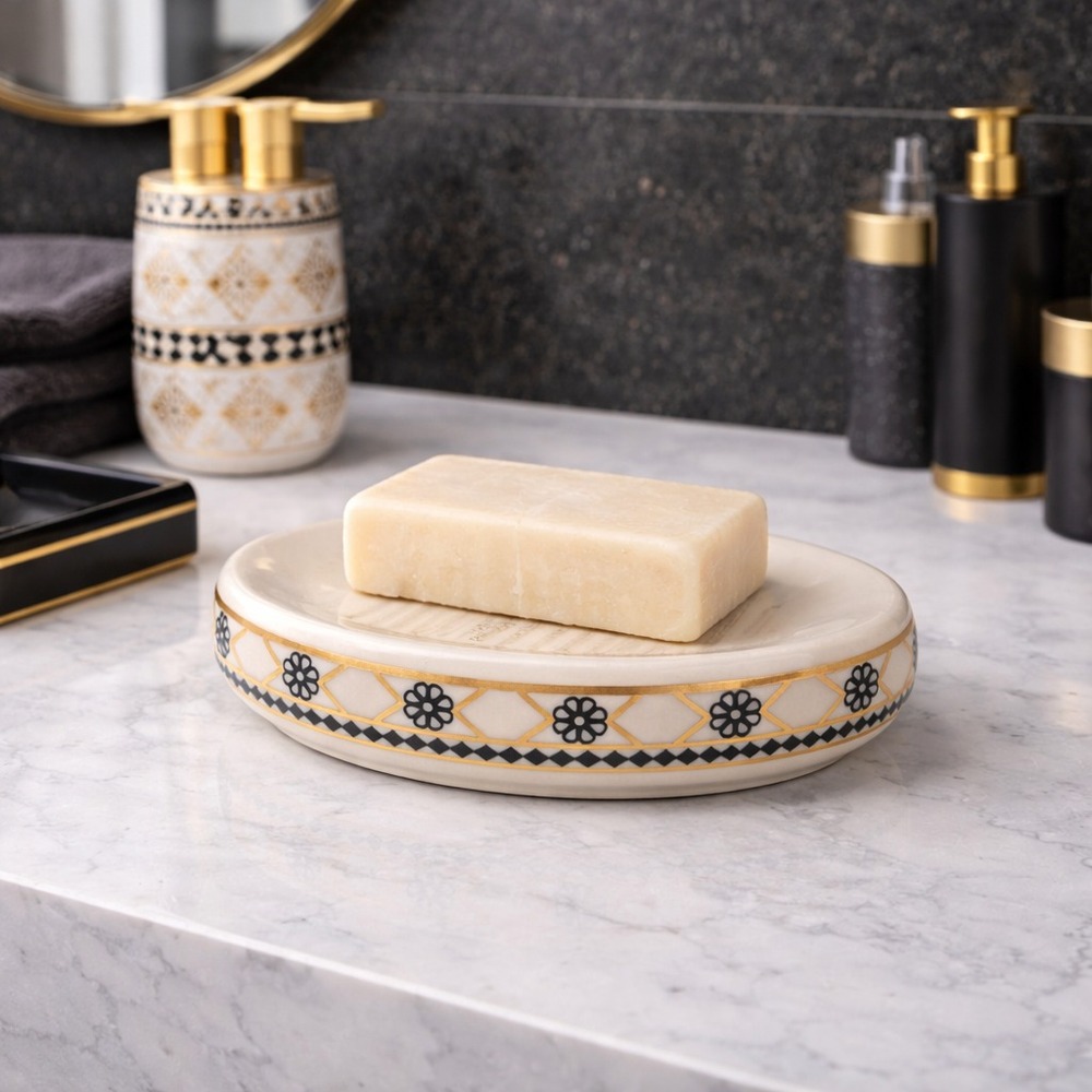 Jabonera Línea Diamond Flowers 