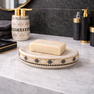 Jabonera Línea Diamond Flowers 