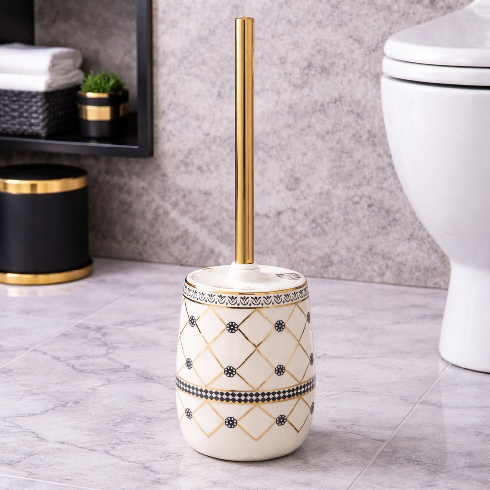 Cepillo Limpia Inodoro Línea Diamond Flowers