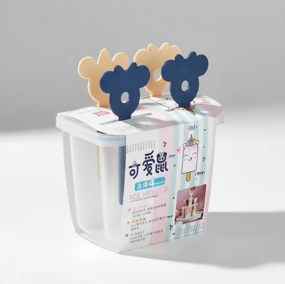 Molde de Helados Ice Box Mickey x4 paletas Azul