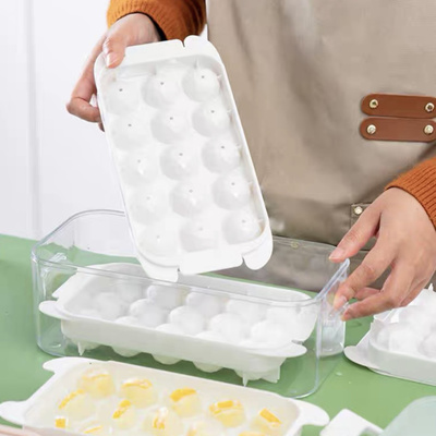 Contenedor para Hielo con Tapa Rosa