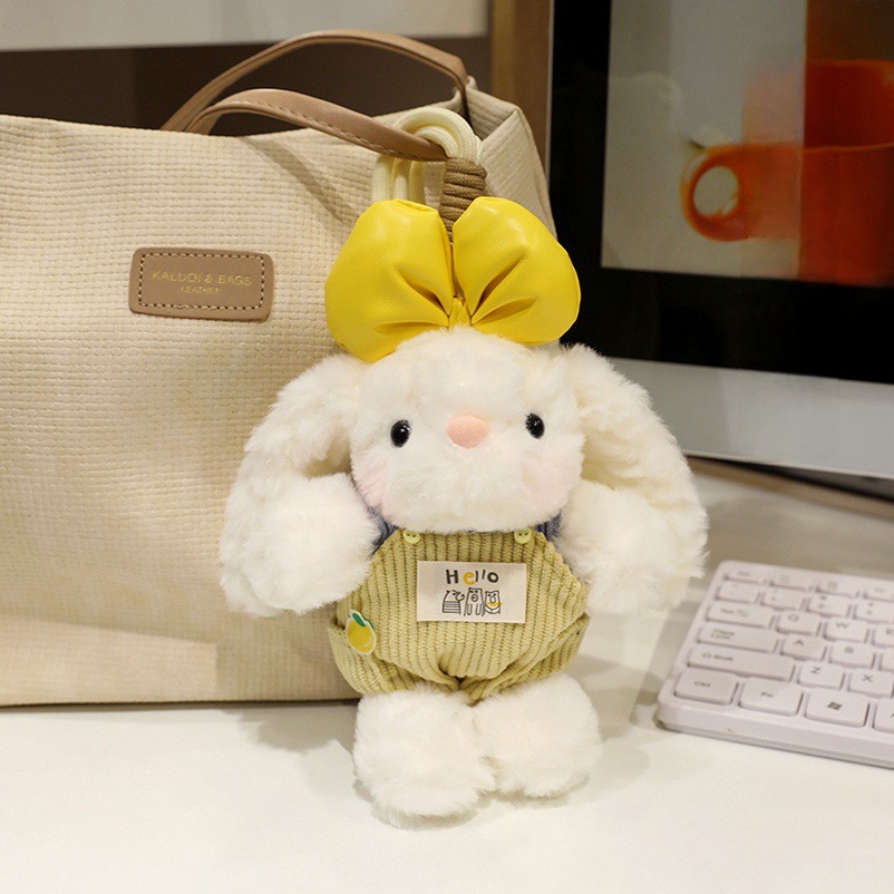 Colgante de Peluche Conejito con Moño 