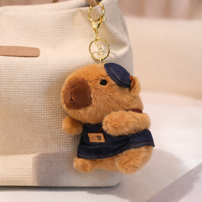 Llavero Peluche Capybara Gorrito