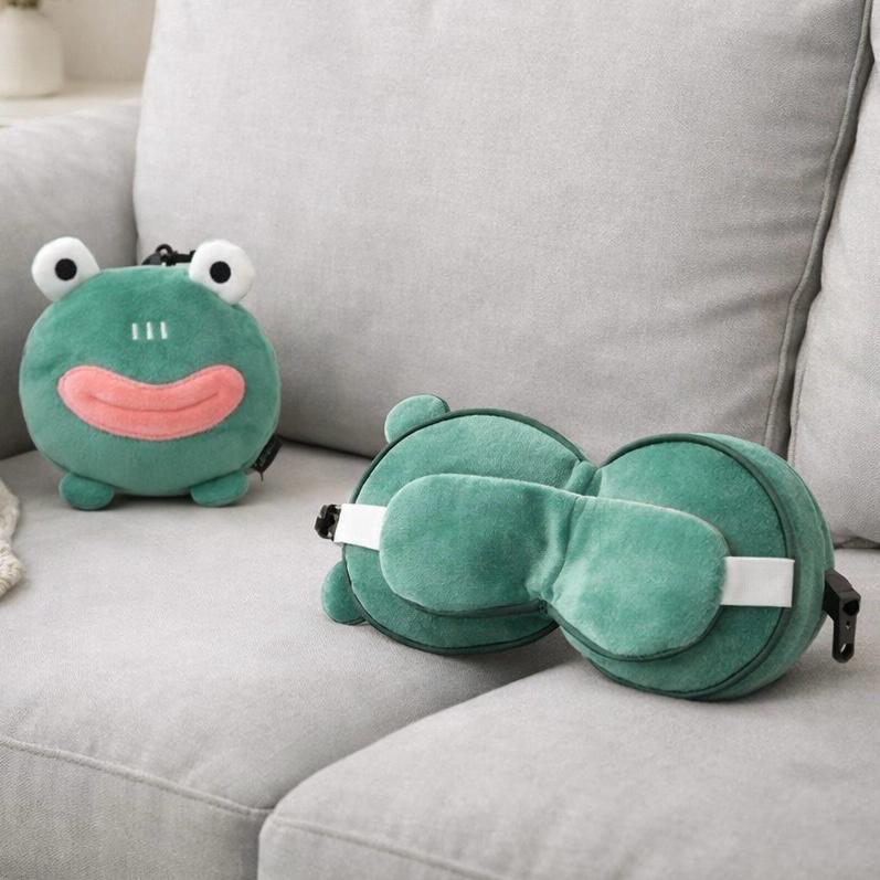 Conjunto Almohada & Antifaz Green Monster