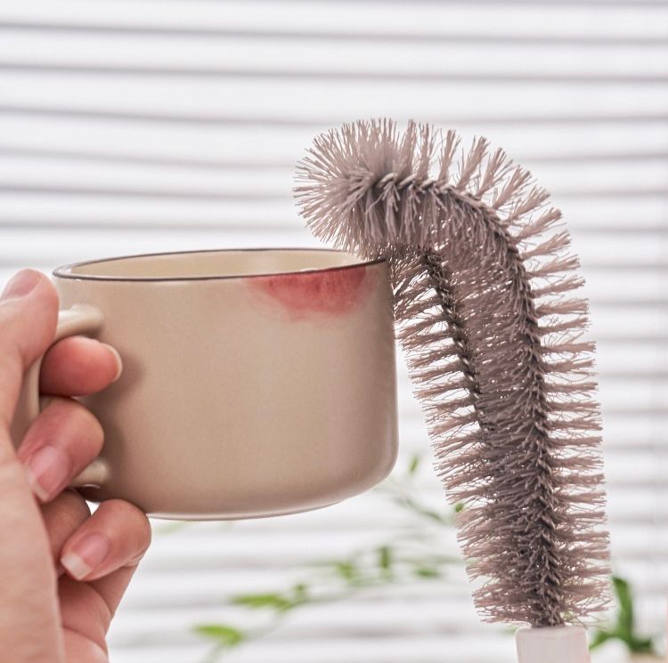 Cepillo Limpiador Inclinable Gris