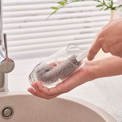 Cepillo Limpiador Inclinable Gris