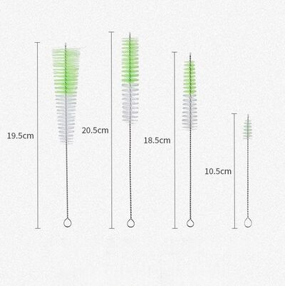 Set de 4 Cepillos de Limpieza 