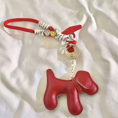 Correa/Adaptador para Celular Perro Rojo