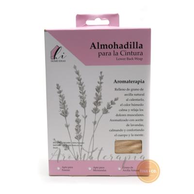 Almohadilla Para La Cintura con Granos de Arcilla Natural Amarillo