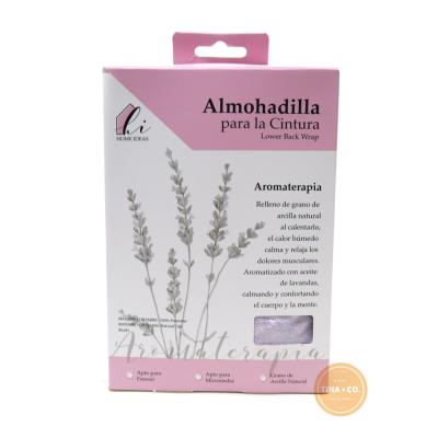 Almohadilla Para La Cintura Rellena de Granos de Arcilla Natural Mor