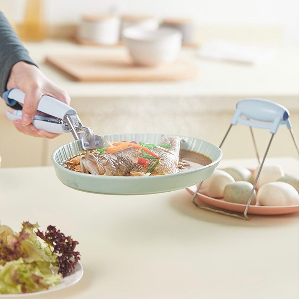 Juego de Clips Anti-Escaldado de Acero Inoxidable - 2 pzas