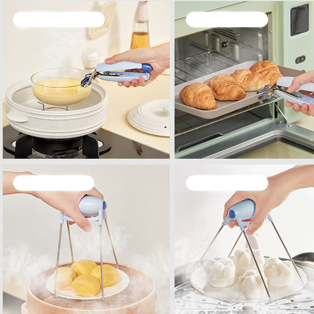 Juego de Clips Anti-Escaldado de Acero Inoxidable - 2 pzas