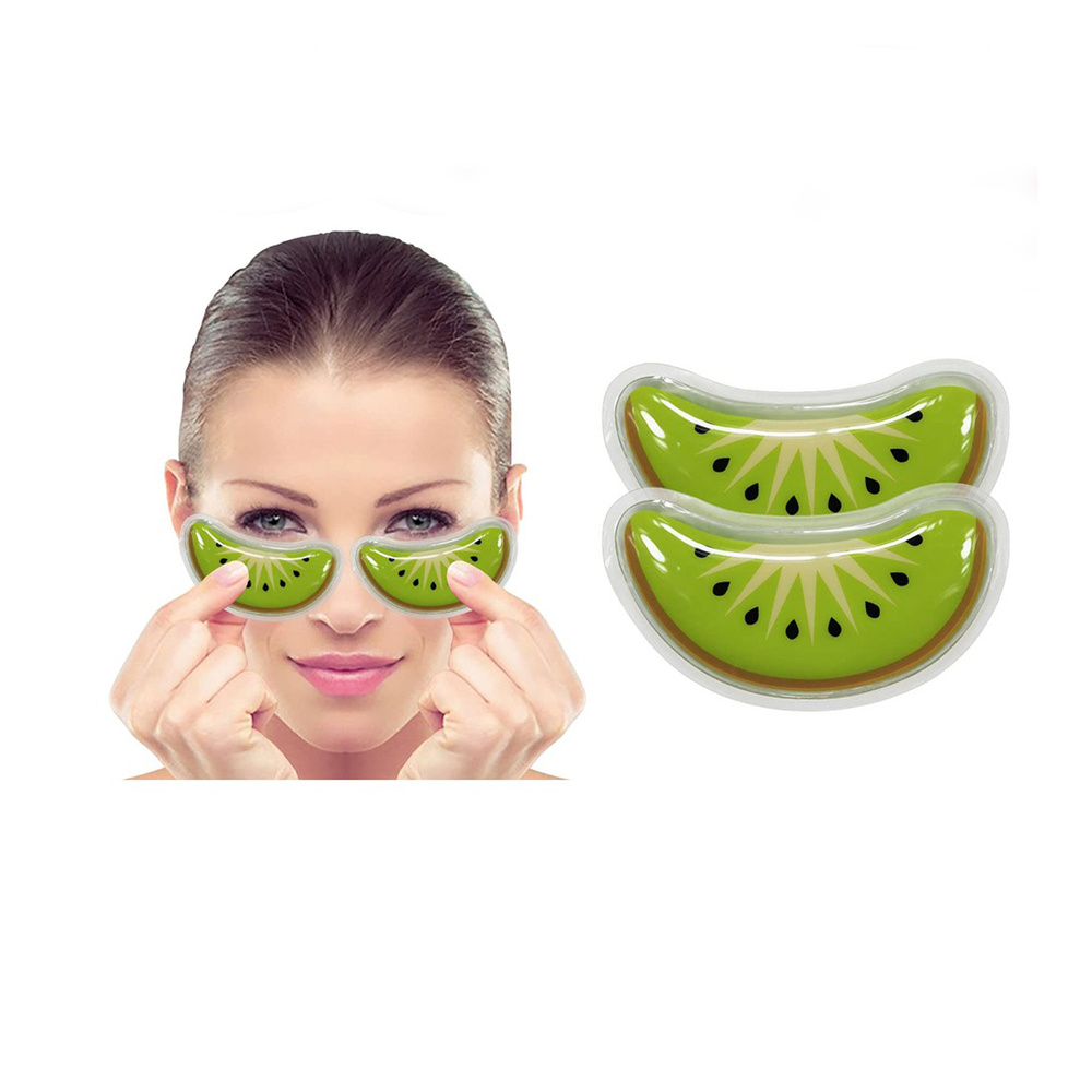 Almohadillas para Ojos de Gel Frío/Calor Kiwi