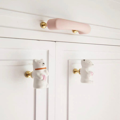 Tiradores para Muebles White Animals