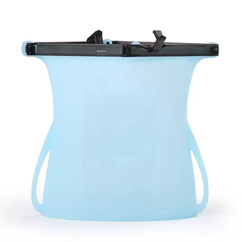 Bolsa De Almacenaje De Silicona Celeste