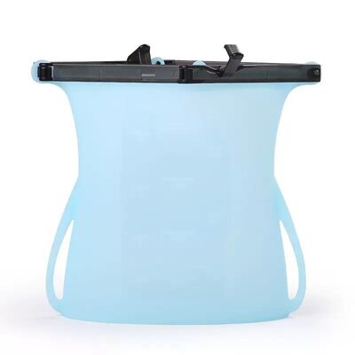 Bolsa De Almacenaje De Silicona Celeste