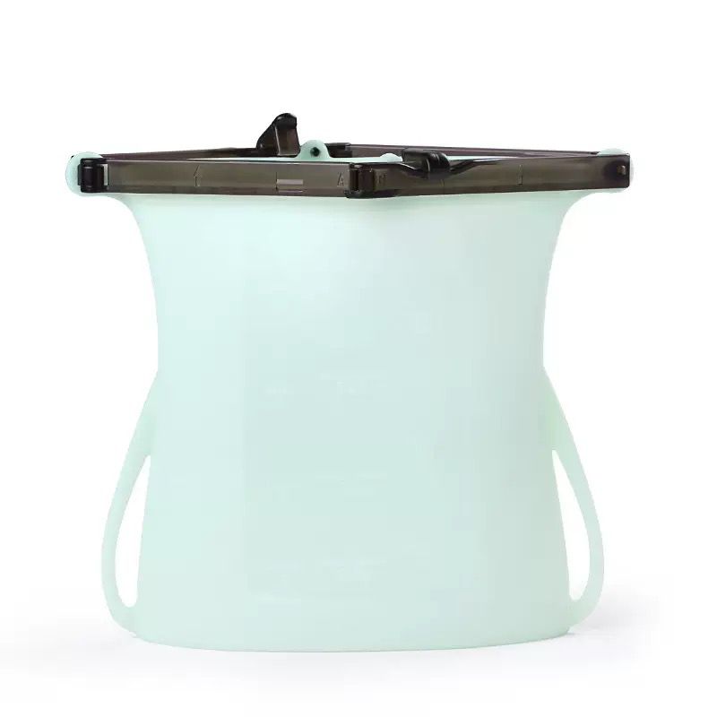 Bolsa De Almacenaje De Silicona Verde