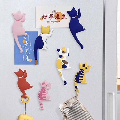 Gancho Magnético Colgante Diseño Cola de Gatito