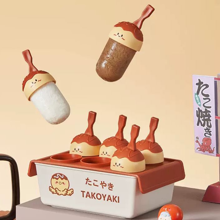 Molde de Helados Diseño Takoyaki x6 paletas 