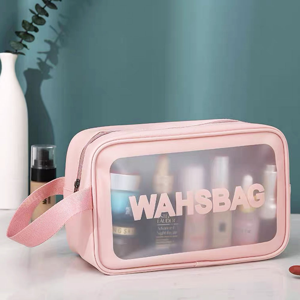 Washbag Porta Cosméticos Pequeña Rosa 