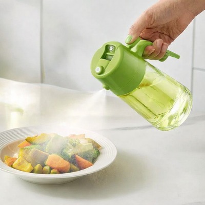 Rociador en Spray y Aceitera 2 en 1 Verde