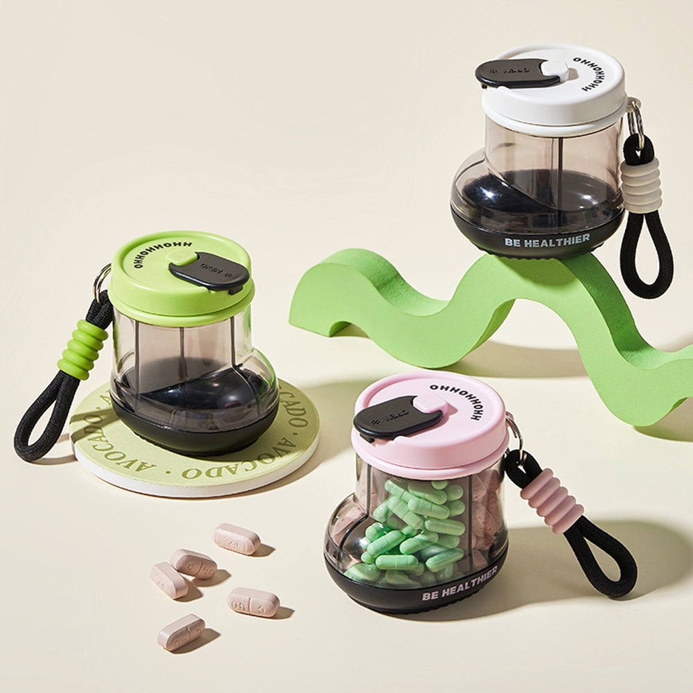 Pastillero con 4 Divisiones Diseño Bota