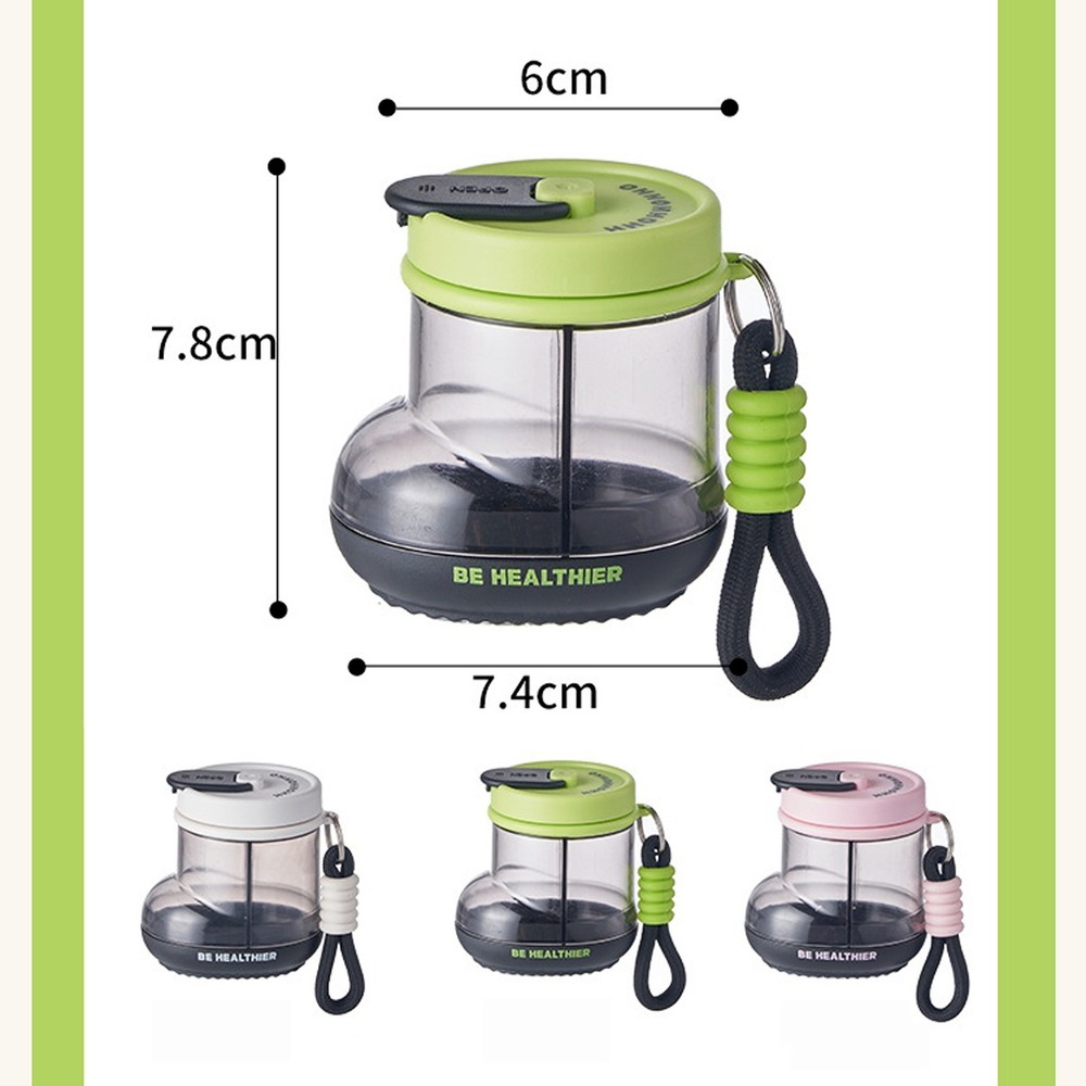 Pastillero con 4 Divisiones Bota Rosa