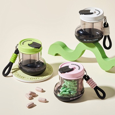 Pastillero con 4 Divisiones Diseño Bota