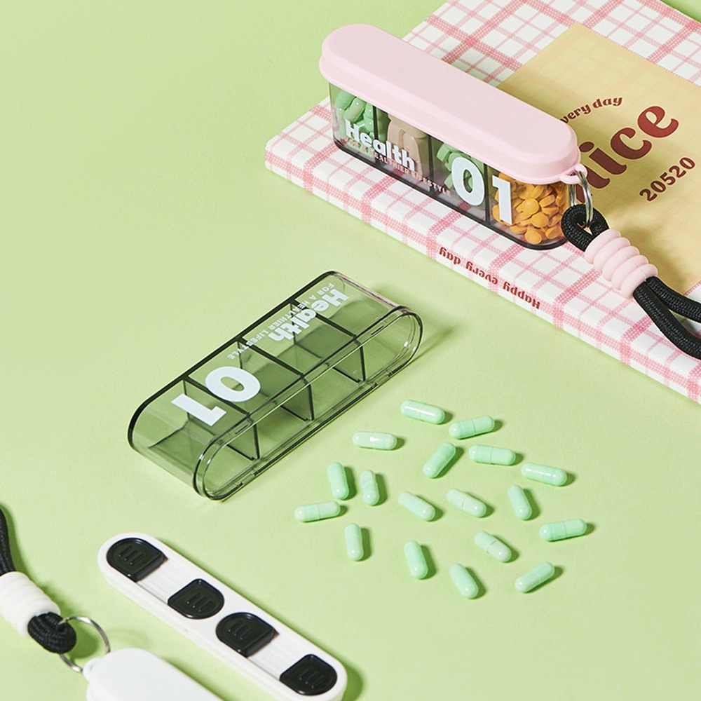 Pastillero con 4 Divisiones