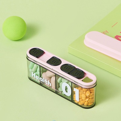 Pastillero con 4 Divisiones