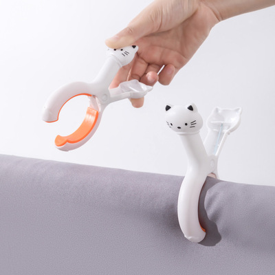 Set x2 Pinzas para Ropa Antideslizante Gatitos Pasteles