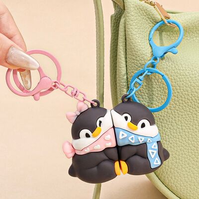 Llavero Parejas Imán Cute Pingüino