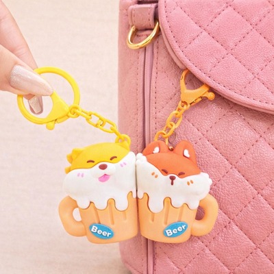 Llavero Parejas Imán Cute Fox Dog