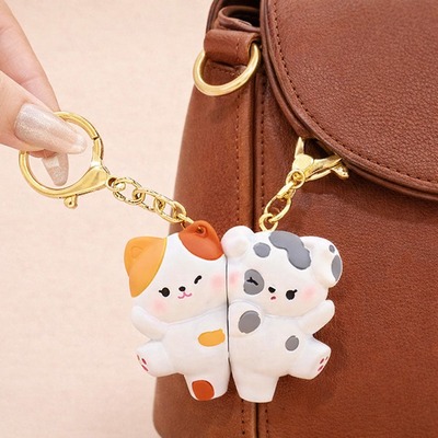 Llavero Parejas Imán Cute Gatito
