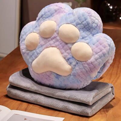 Almohada para manos+ Frazada 1.7 m Violeta