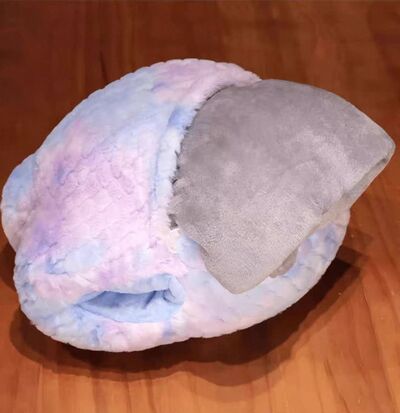 Almohada para manos+ Frazada 1.7 m Violeta