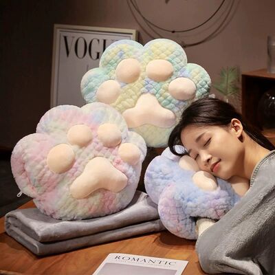 Almohada para manos+ Frazada 1.7 m Violeta