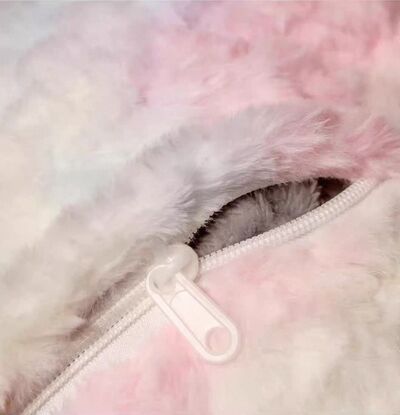 Almohada para manos+ Frazada 1.7 m Rosa