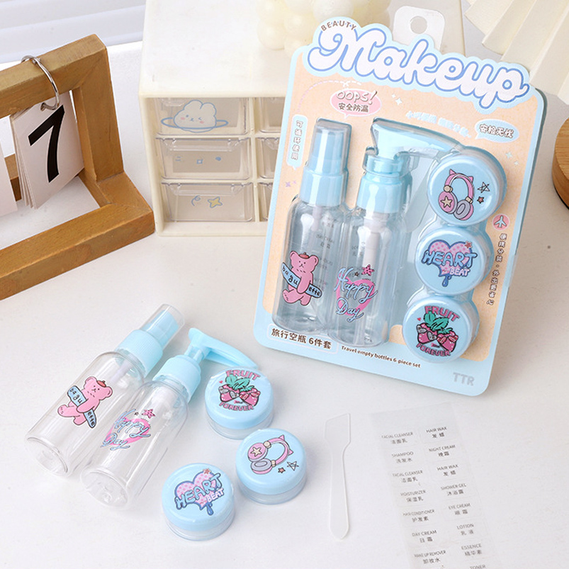 Set de Viaje x 6 piezas Happy Day