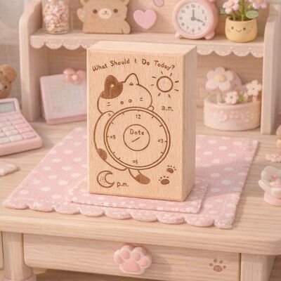 Sello Planificador Diario Gatito 