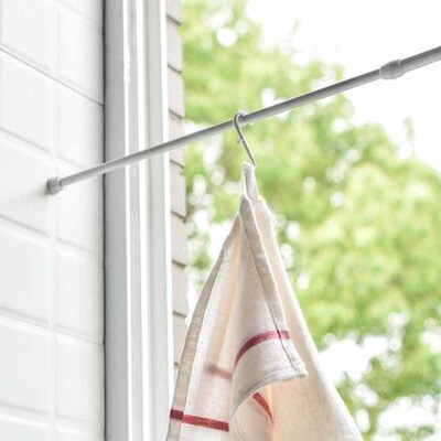 Barral Extensible Liso Blanco Multiuso