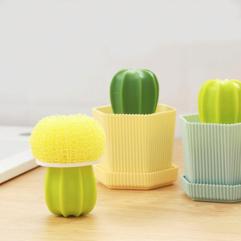 Esponja de Limpieza Desmontable Cactus